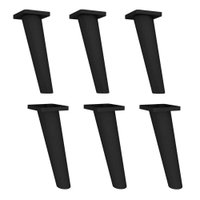 Pés Palito Retrô - Kit c/ 6 unidades Multimóveis Preto