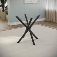 Base Mesa Volga Preto Fosco 73cm x 73cm