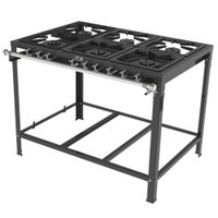 Fogão Progás 3 Queimadores Simples e 3 Duplos PMSD-63 G2