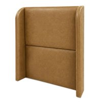 Cabeceira Solteiro 100 cm Com Frame Imperial Corino Whisky IMPO