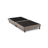 Base Sommier Solteiro Kappesberg Cloud Linho Fendi 88cm x 188cm