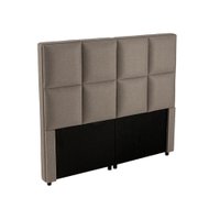 Cabeceira Cama Box Casal Kappesberg Cloud Linho Fendi 140cm