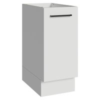 Balcão de Cozinha 35 cm 1 Porta (Sem Tampo) Branco Agata Madesa