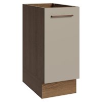 Balcão de Cozinha 35 cm 1 Porta (Sem Tampo) Rustic/Crema Agata Madesa