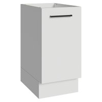 Balcão de Cozinha 40 cm 1 Porta (Sem Tampo) Branco Agata Madesa