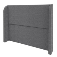 Cabeceira Casal 140 cm Com Frame Imperial Boucle Cinza IMPO