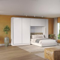 Quarto Modulado Kappesberg Adapt Branco 5 Peças 349cm