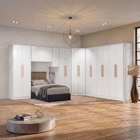 Quarto Modulado Kappesberg Adapt Branco 8 Peças 397cm x 341cm