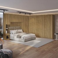 Quarto Modulado Kappesberg Adapt Nogueira 7 Peças 354cm x 336cm