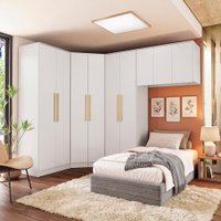 Quarto Modulado Kappesberg Adapt Branco 4 peças