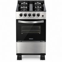 Fogao 4 Bocas Venax Picasso Line Inox Gas Glp