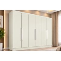 Guarda Roupa 6 Portas 6Portas 4Gavetas Oslo Europa Off White