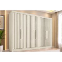Guarda Roupa 6 Portas 6 Ptas Rip 6 Gvs Potente Europa Off White