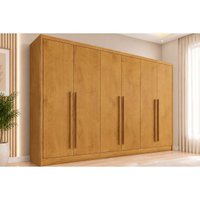 Guarda Roupa 6 Portas 6Portas 4Gavetas Alba Europa Peroba