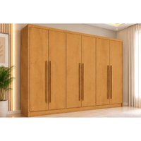 Guarda Roupa 6 Portas 6 Gav Valencia Europa Peroba