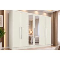Guarda Roupa 6 Portas 2 Esp 6 Gav Oslo Europa OffWhite