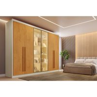 Guarda Roupa 6 Portas 2Vid 6Gav Madri Europa Off White