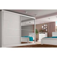 Guarda Roupas 2 Portas de Correr 1 Esp 4 Gv Verona Europa Branco
