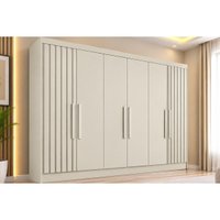 Guarda Roupa 6 Portas 6 Ptas 2Rip 6 Gv Potente Europa Off White
