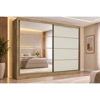 Guarda Roupa 2 Portas 2 Ptas 1 Esp 6 Gav Sevilha Europa Amêndoa