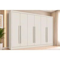 Guarda Roupa 6 Portas 6 Gav Valencia Europa Off White
