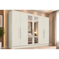Guarda Roupa 6 Portas 2 Esp 4 Gav Oslo Europa OffWhite