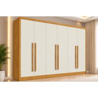 Guarda Roupa 6 Portas 6 Gav Valencia Europa Peroba/Off