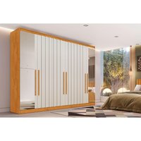 Guarda Roupa 6 Portas 6 Ptas 4Rip 2Esp 6Gv Oxford Europa Peroba