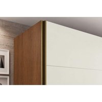 Guarda Roupa Solteiro 2 Portas 4Gavs Samara Peroba/OffWh Europa