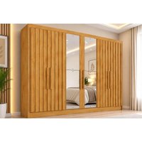 Guarda Roupa 6 Portas 6Ptas Rip 2Esp 6Gvs Potente Europa Peroba