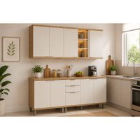 Kit Cozinha 4 Peças 8 Portas Bless CZ706 Off Linea