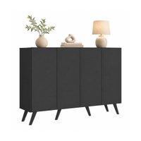 Aparador Buffet com 4 Portas Retrô 123cm Multimóveis MP1910