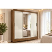 Guarda Roupa Casal 3 Ptas 1Esp 2Gv Itália OffWhi S. Andirá