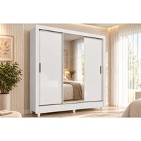 Guarda Roupa Casal 3 Ptas 1Esp 2Gv Itália Branco S. Andirá
