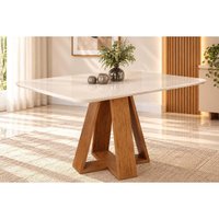 Mesa Jantar Celeste Madeirado 120cm Freijo DJ Móveis