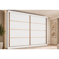 Guarda Roupas 2 Portas de Correr 6 Gavs Sevilha Europa Branco