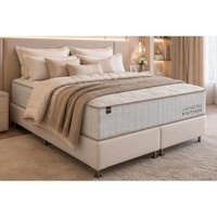 Cama Box CRC Queen +Colchão Molas Ensacadas Hotel Boutique Ortobom 158