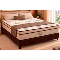 Cama Box CRC Casal+Colchão Molas Master Pocket Ensacadas Pró Vida Ortobom