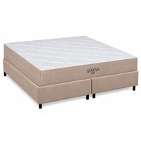 Cama Box CRC Queen +Colchão D33 D45 Genova Orthoflex 158x198