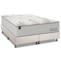 Cama Box CRC King +Colchão Molas Super Pocket Hotel Boutique Ortobom 193