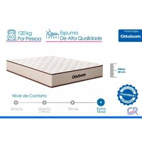 Cama Box Baú CRC Casal+Colchão Anatômico Ortopédico Fit 2.0 Ortobom