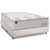 Cama Box CRC Casal +Colchão Molas Ensacadas Hotel Boutique Ortobom 138
