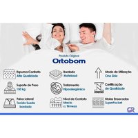 Cama Box CRC Solt+Colchão Molas Master Pocket Ensacadas Pró Vida Ortobom