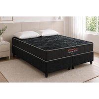 Cama Box Baú CRC Queen +Colchão Molas Ensacadas Opening Orthoflex 158