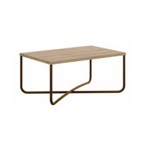 Mesa Lateral Sala Connect 1271 Ouro Velho/Noce Carraro