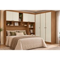 Quarto Planejado Casal Lugano 7 Portas Areia
