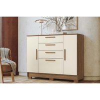 Cômoda Casal Pinhais 2 Portas 4 Gavetas c/Pés Jatoba S. Andirá