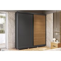 Guarda Roupa Solteiro 2 Ptas 6Gv Pés CB03T592 Canela Kappesberg