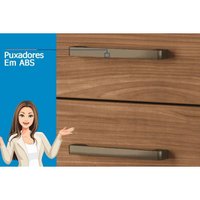 Quarto Completo Solteiro Guarda Roupa 6Ptas Colombo + Cômoda Master Grafite S. Andirá
