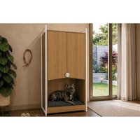 Caminha Colchão Pet p/ Cão e Gato Cama LI057 Branco Kappesberg